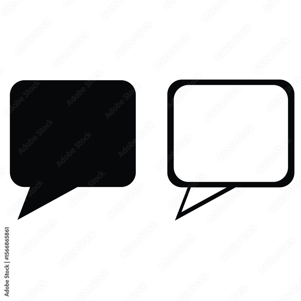 Naklejka premium speech bubble icon