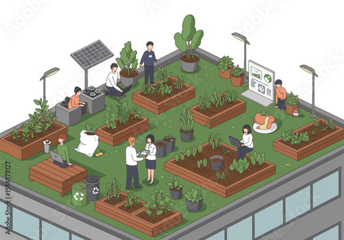 Sustainable Rooftop Gardens Cultivating Urban Greenery and Promoting Environmental Sustainability