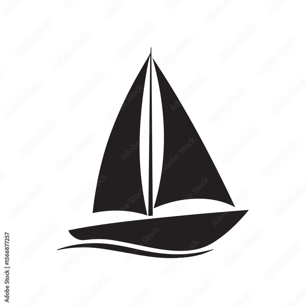 Fototapeta premium boat icon,icons borts logo.