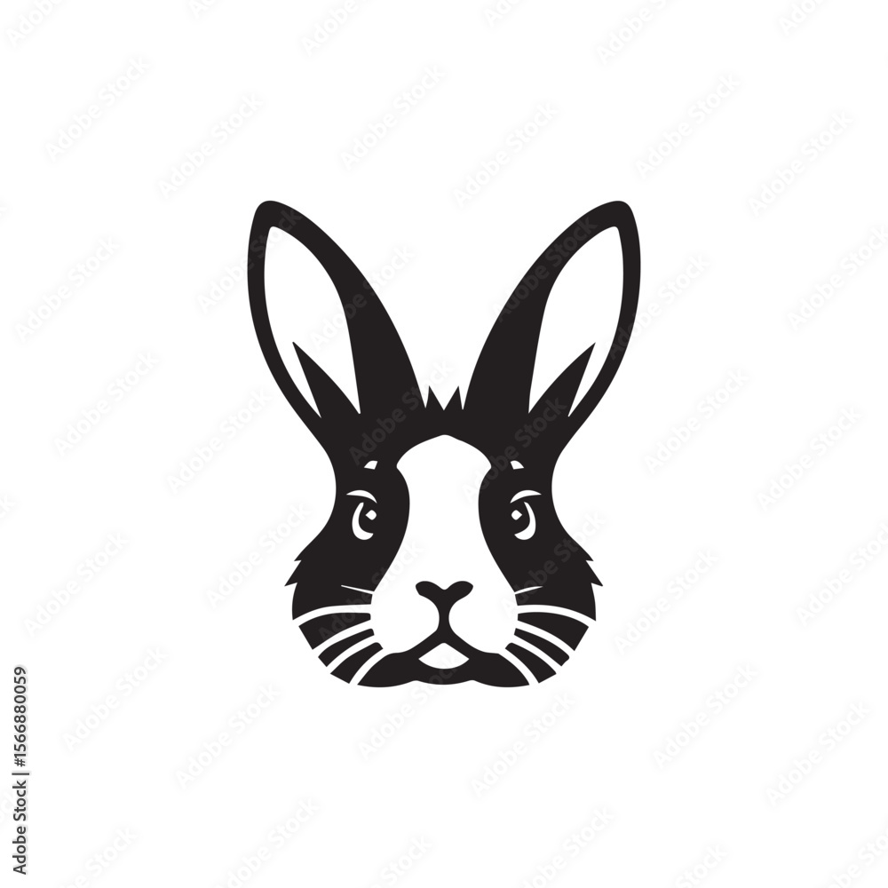 Obraz premium rabbit vector logo