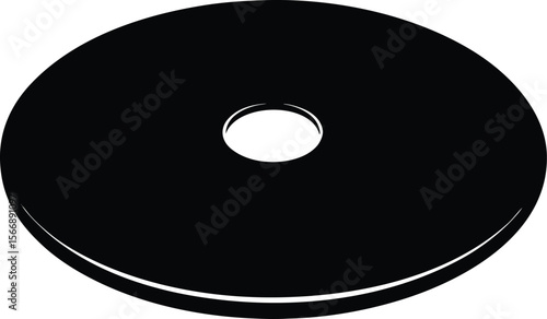 cymbal on white background.eps