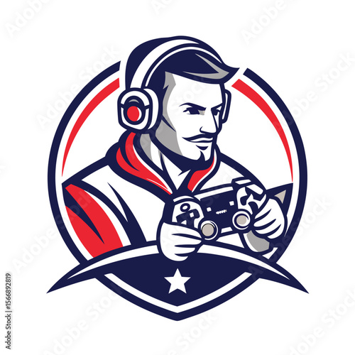 Gamer with headphones and controller (2)