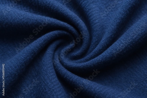 Wallpaper Mural Riga, Latvia 05-09-2024 A close-up of a rich blue woolen fabric, its texture hinting at warmth and comfort Torontodigital.ca