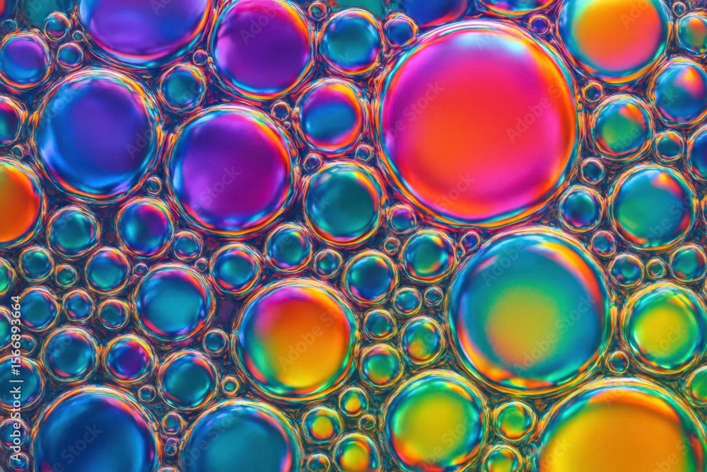 Riga, Latvia 05-09-2024 A vibrant tapestry of colorful bubbles in a mesmerizing array of hues Riga, Latvia 05-09-2024 A vibrant tapestry of colorful bubbles in a mesmerizing array of hues