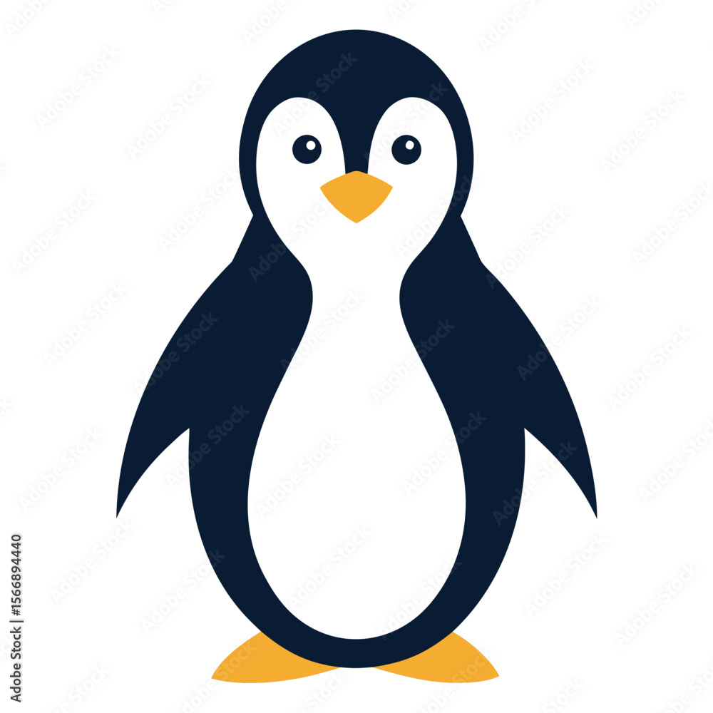 Obraz premium penguin on ice