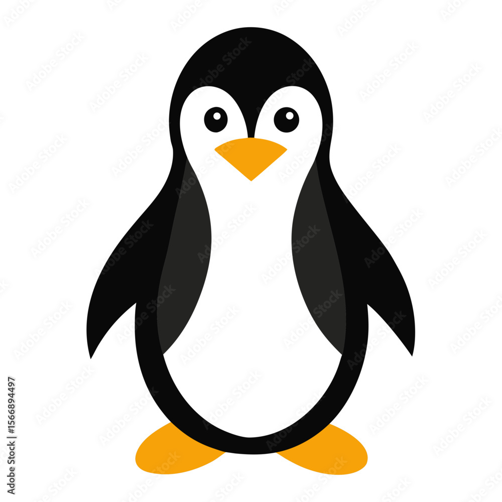 Obraz premium penguin on ice