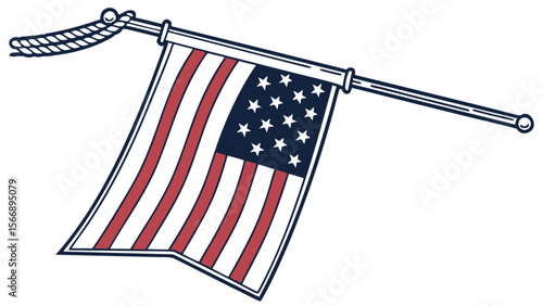 flag, american flag, waving flag, patriotic symbol, usa flag, stars and stripes, american patriotism, national emblem
