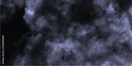 Polished concrete seamless texture background. Grunge blue abstract monochrome distressed wall texture. Steam Mist Fog and Dust Particles. Modern Dark and Dramatic Storm with gray smoky clouds.
