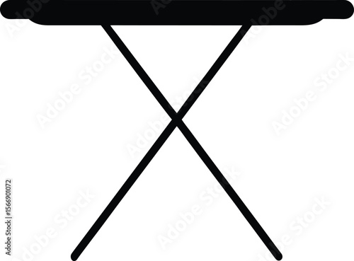 ironing board on white background.eps