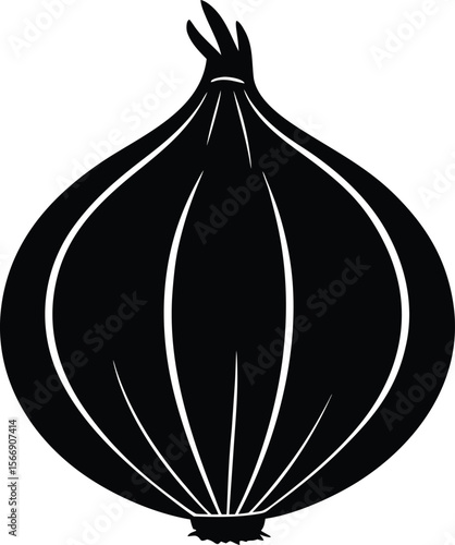 onion on white background.eps