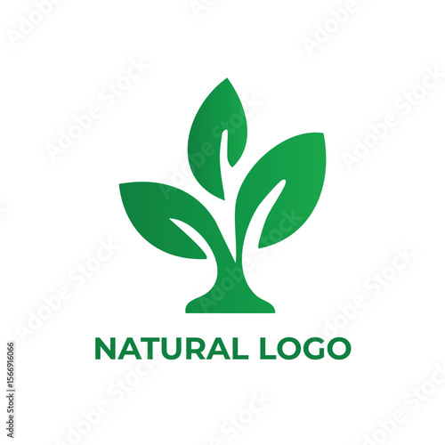 Modern and natural logo design