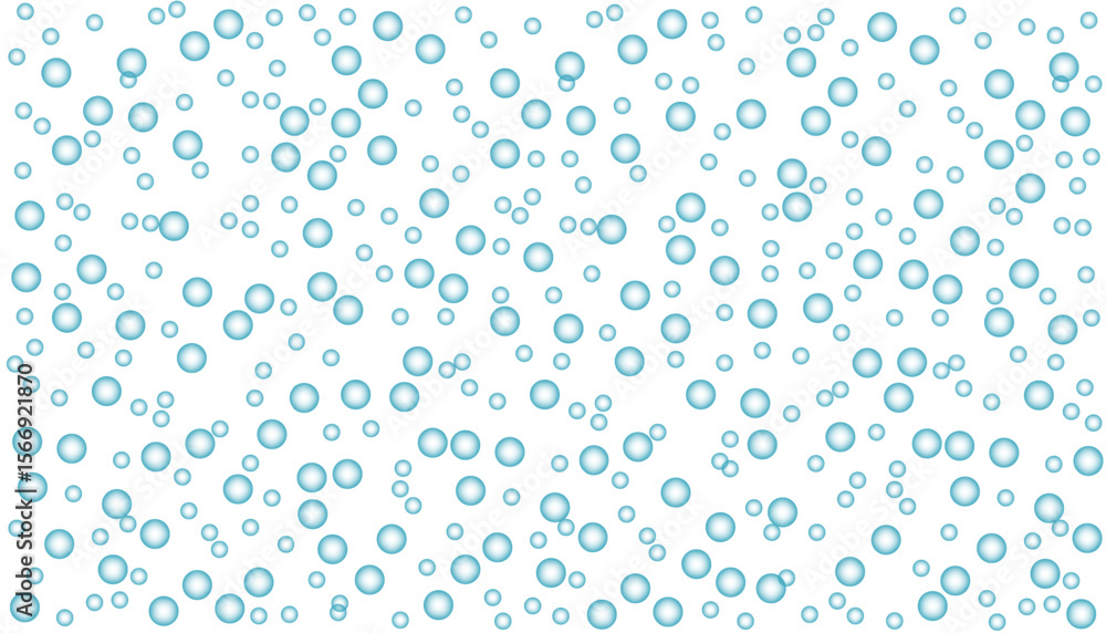 Micellar water, blue air bubble background. Micellar water, blue air bubble background.