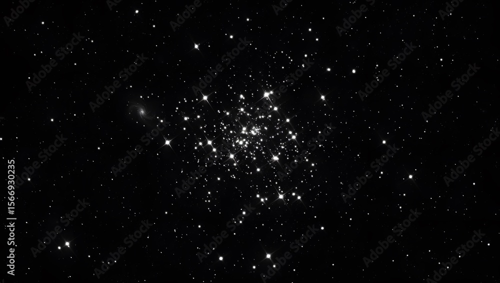Obraz premium Stunning Night Sky with Stars and Nebula