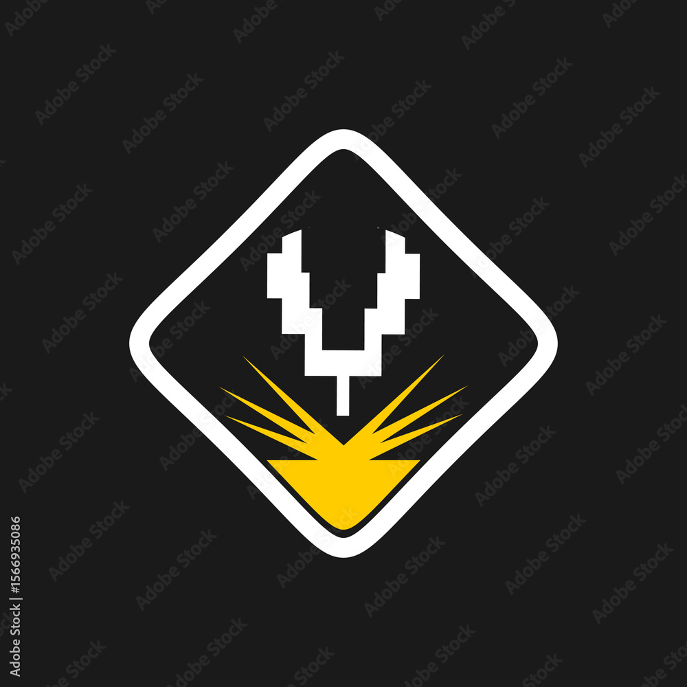 Fototapeta premium laser cutting logo designs, editable laser cutting icons, cnc logo designs, symbols, graphics