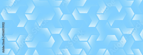 Bold chevron pattern grainy textured vector abstract light blue background. Panoramic abstraction with technological geometric structure, sharp edges and dynamic modern design for stylish compositions