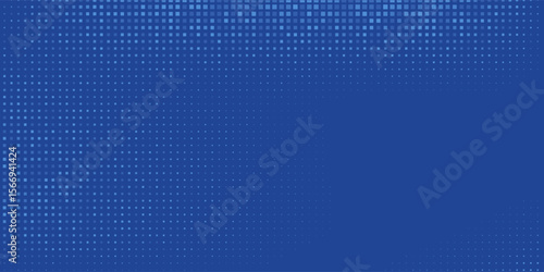 Blue Tech Finance Fintech Background Abstract Pixel Pattern. Abstract Business Tech Science Vector