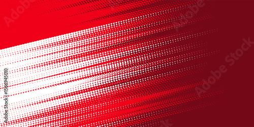 Vector sparkling dots or halftone sparkling pattern texture Pop Art Style Background. Halftone White and Red on background. EPS 10