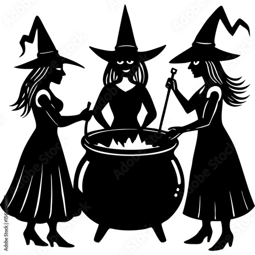 Witch Cauldron Halloween Craft