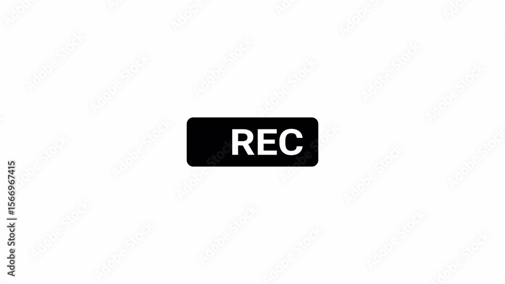Recording button animation, camera recording sign on a transparent background, Red symbol, button of recording video, broadcasting, voice recorder in 4k. Recording button animation, camera recording sign on a transparent background, Red symbol, button of recording video, broadcasting, voice recorder in 4k.