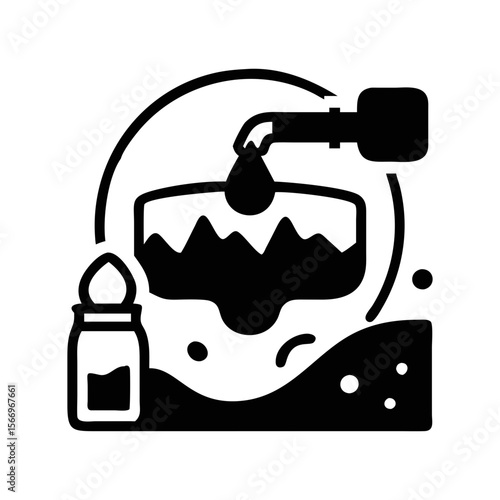 Serum or oil being dropped onto the skin for enhanced skincare routine