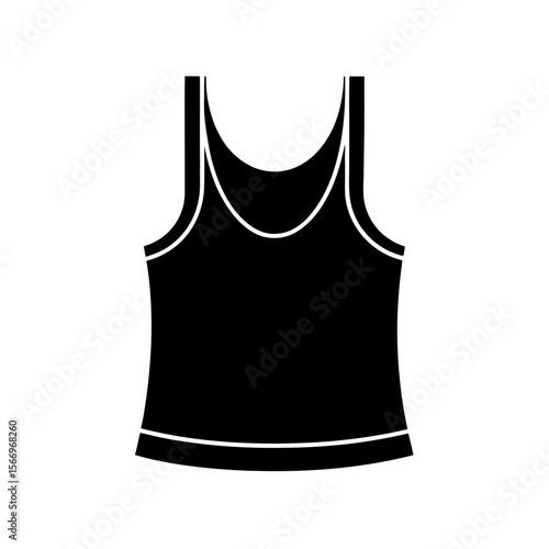 tank top icon silhouette on white background (1).svg