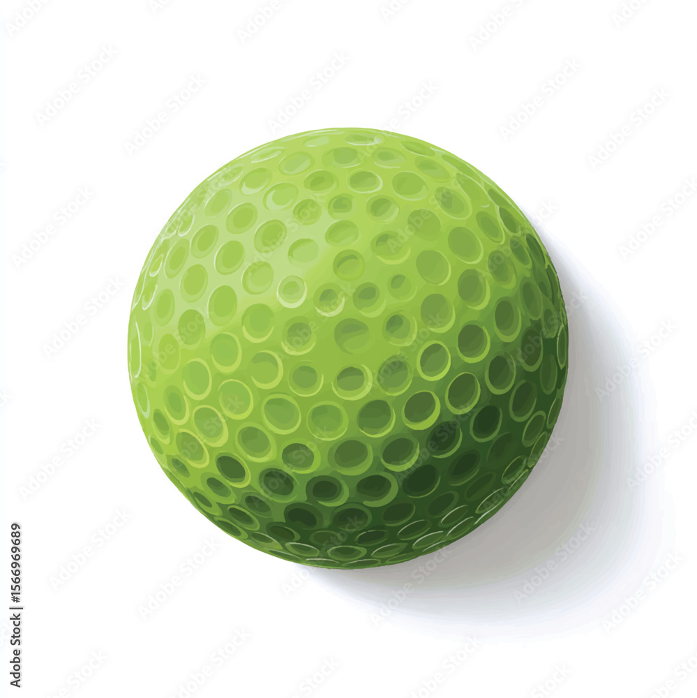 golf ball isolated in White Background, golf ball vector, Flat lay vector illustration golf ball isolated in White Background, golf ball vector, Flat lay vector illustration