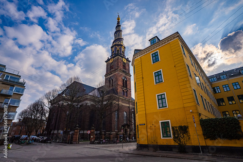 Canvas Print Church of Our Saviour in Copenhagen, Denmark