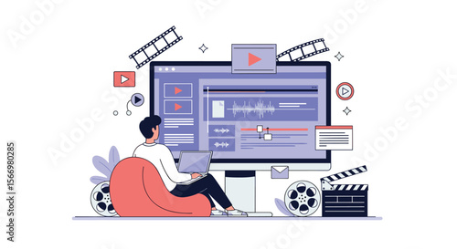 Creative visual storytelling through professional video editing and digital media production services