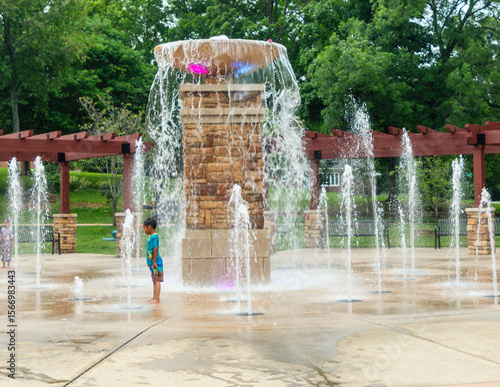 fountain in the park