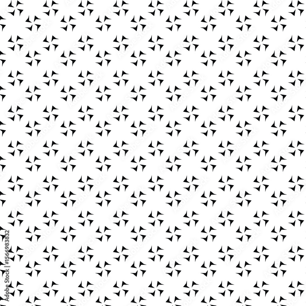 Black and white vector seamless pattern with small diamonds , star shapes ,rhombuses .Abstract black and white geometric texture .Simple minimal wide repeat background . Black and white vector seamless pattern with small diamonds , star shapes ,rhombuses .Abstract black and white geometric texture .Simple minimal wide repeat background .