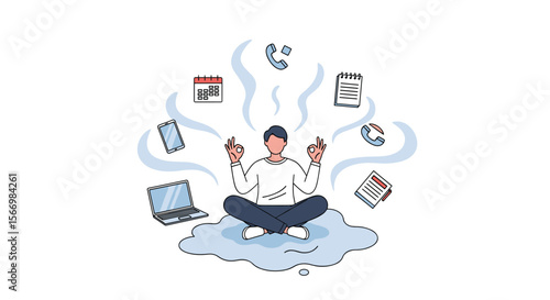 Efficient productivity management and skillful task organization in a professional work environment