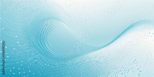 Abstract blue wave design with flowing lines and smooth water texture background