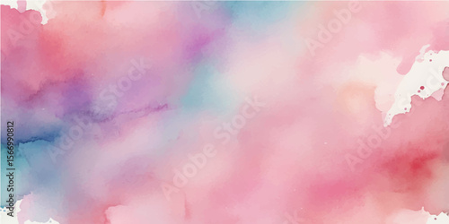 Abstract watercolor hand-painted background with fiery orange and red hues, a grunge texture, and a dreamy, smoke-like quality