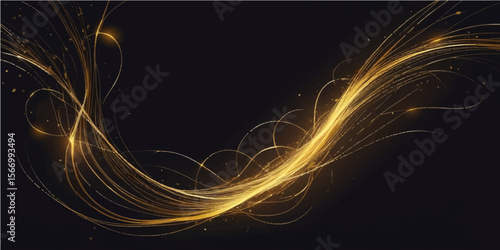 Abstract fractal background with glowing lines, a dynamic wave pattern, and vibrant energy