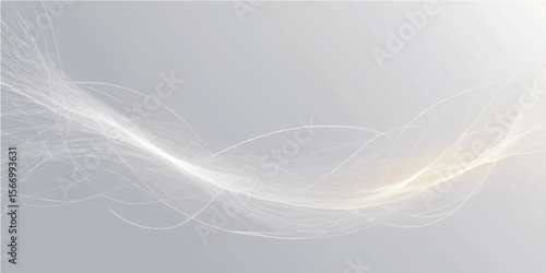 Abstract blue background with flowing lines and smooth wave patterns