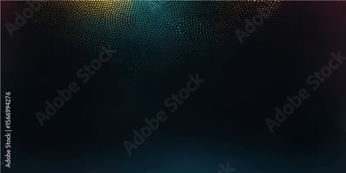 Dark blue digital design with glowing light rays and a subtle motion blur