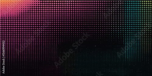 Abstract colorful background with a vibrant mosaic pixel pattern, perfect for a digital art disco club party illustration
