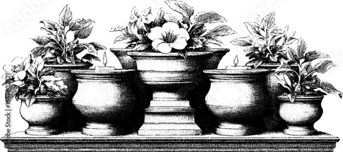 Spiritual shrine with offering bowls, candles, and flowers for meditation spaces