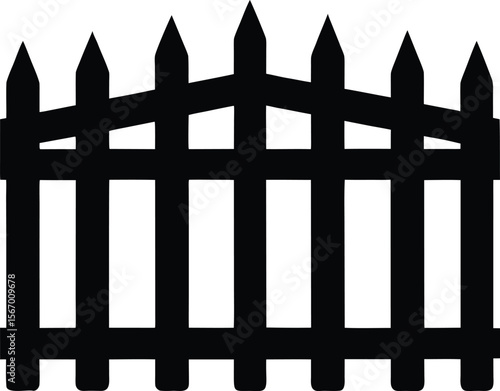 fence on white background.eps