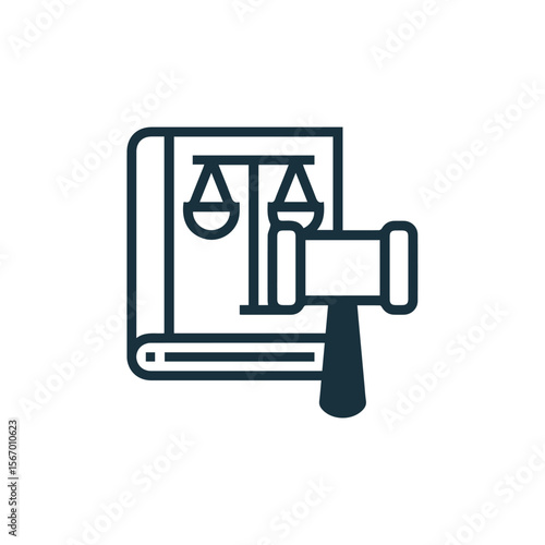 Simple concept icon about regulation. Contains icons such as compliance, guidelines, rules, laws, and more, can be used for web and Vector applications.
