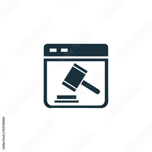 Simple concept icon about regulation. Contains icons such as compliance, guidelines, rules, laws, and more, can be used for web and Vector applications.