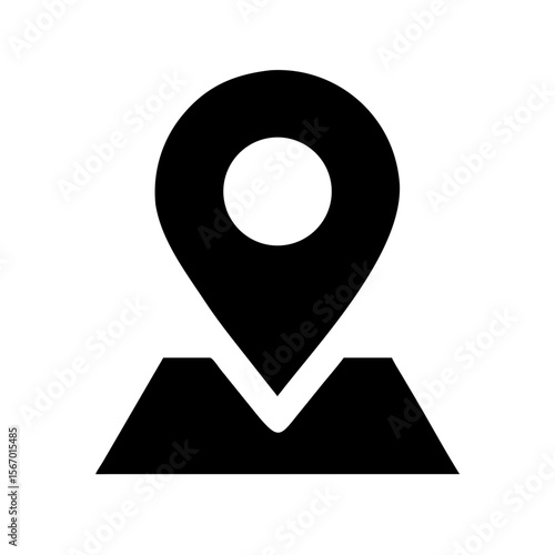 Free Download Map location pin icon for GPS navigation
 - GFXLoad