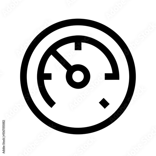 Free Download Barometer or Speed Gauge Icon in Outline Style
 - GFXLoad