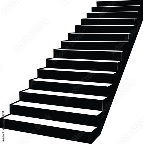 stair on white background.eps