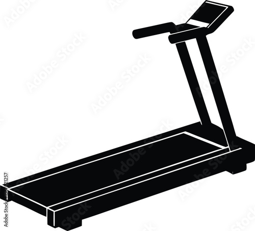 treadmill on white background.eps