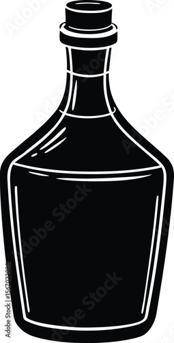 vinegar on white background.eps