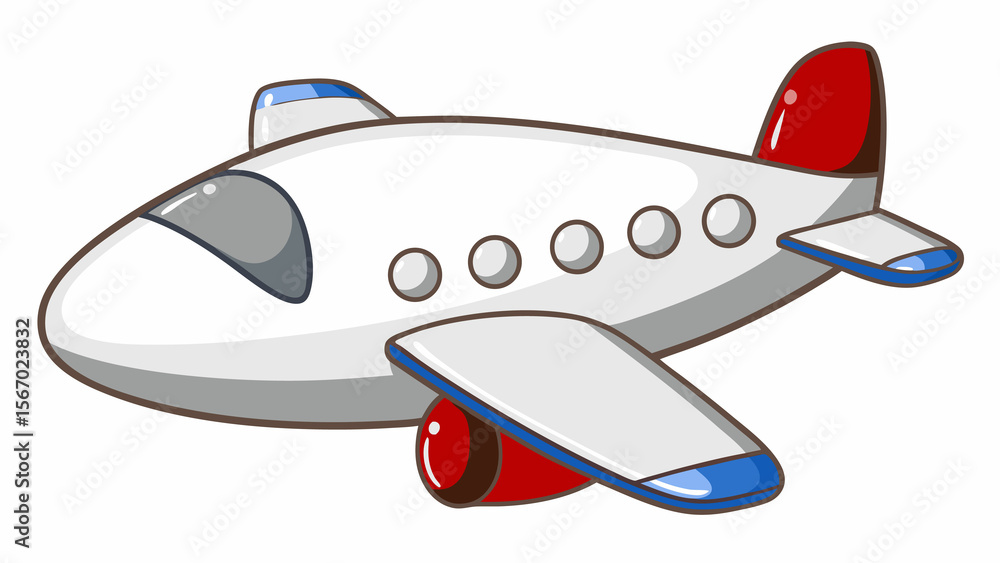Fototapeta premium illustration of airplane