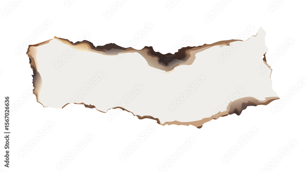 Burnt paper edge vector graphic for scrapbooking and design resource element use Burnt paper edge vector graphic for scrapbooking and design resource element use