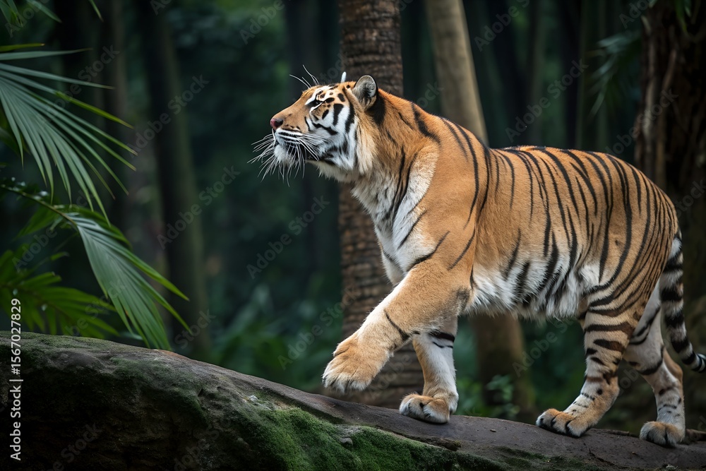 Obraz premium tiger in zoo
