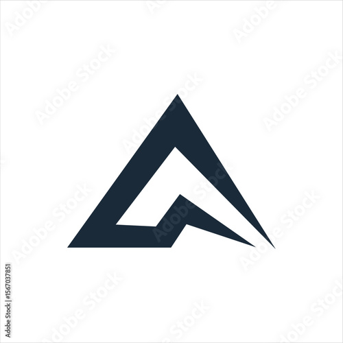 Abstract initial letter A logo design. Icon for luxury, elegant and simple business Vector